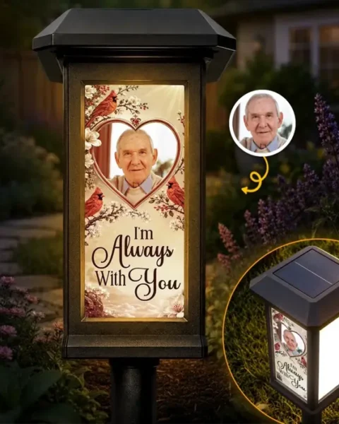 Tailored Photo Solar Garden Light ~ Always With You