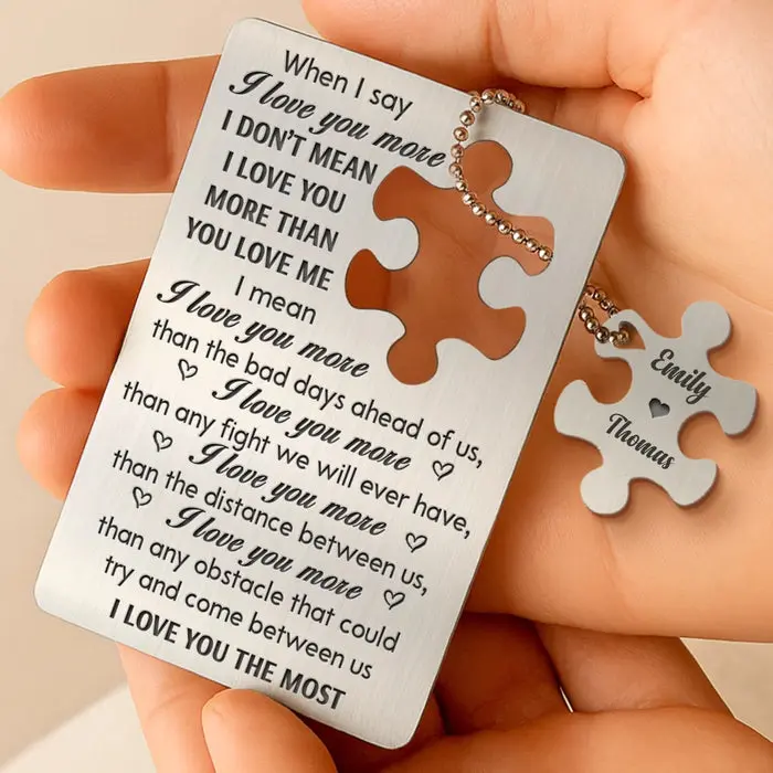 Bespoke Love That Fits Perfectly - Gift For Husband Wife, Anniversary - Image 2