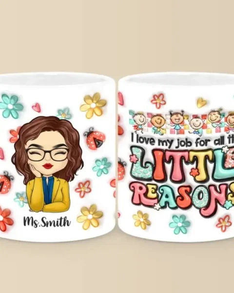 Personalized All The Little Reasons Make Me Love My Job | Gift For Teacher