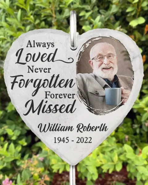Made-to-Order Photo Never Forgotten - Sympathy Gift For Family Members