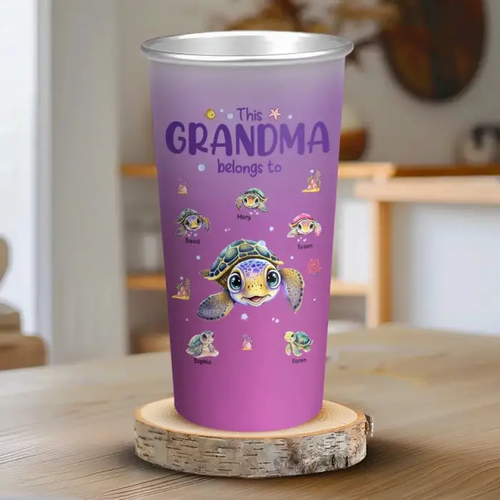 Personalized This Grandma Turtle Belongs To - Gift For Grandma