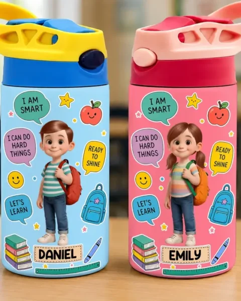 Bespoke Kids Insulated Water Bottle ~ Ready For A Great Year