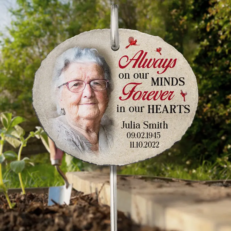 Made-to-Order Photo You're Always On Our MindsSympathy Gift For Family Members - Image 2