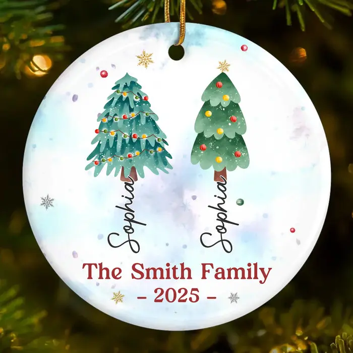 Custom-Made Ceramic Ornament - Where Love Always Begins - Image 2