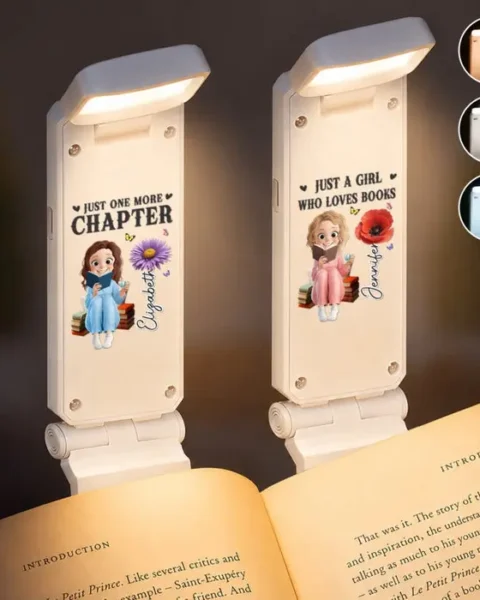 Bespoke Clip LED Reading Lamp ~ Escape Into A Good Book