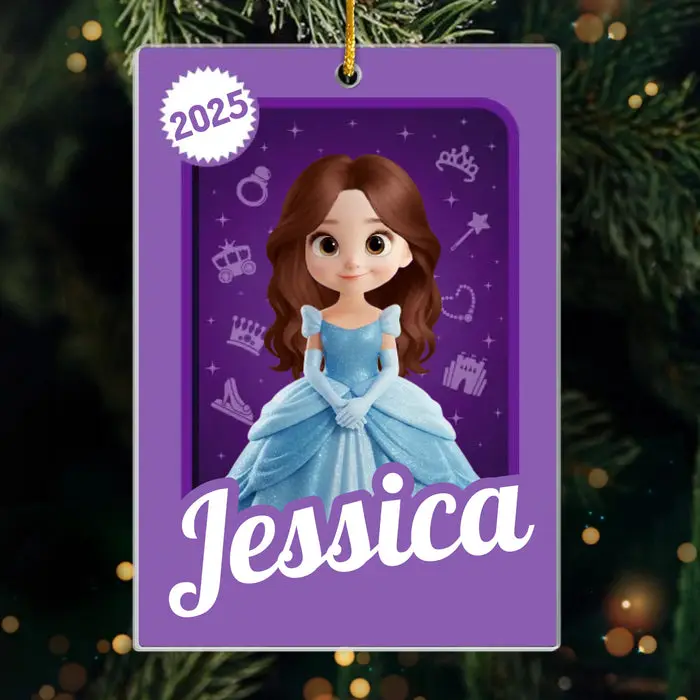 Bespoke Acrylic OrnamentSparkle Bright Like A Princess - Image 2