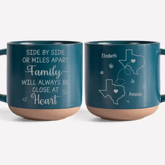 Bespoke Though We May Be Far Apart, We Are Always Close At Heart - Gift For Family Members - Image 2