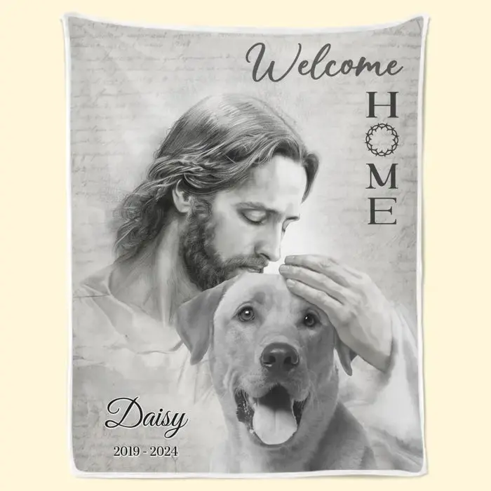 Personalized Photo Welcome Home - Sympathy Gift For Pet Owners, Pet Lovers - Image 2