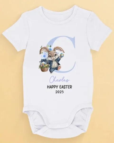 Made-to-Order Bunny Kisses And Easter Wishes | Easter Gift For Baby Kids, Newborn Baby