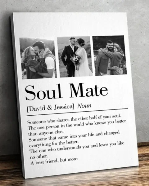 Bespoke Photo Soulmates, AlwaysGift For Husband Wife, Anniversary