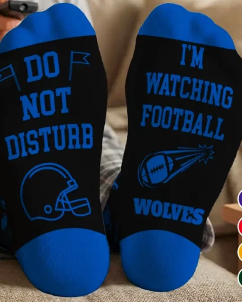 Made-to-Order Football Crew Socks ~ Born To Compete