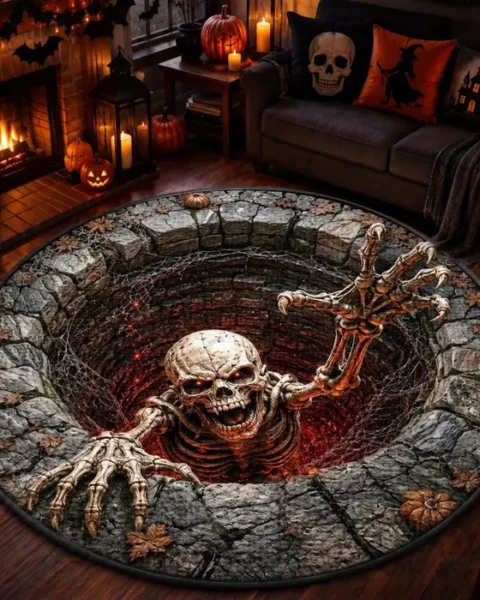 Personalized Shaped Doormat ~ Beware Of What Crawls Out