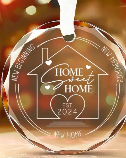 Personalized New Home New Beginning New Memories - Gift For Husband Wife, Anniversary