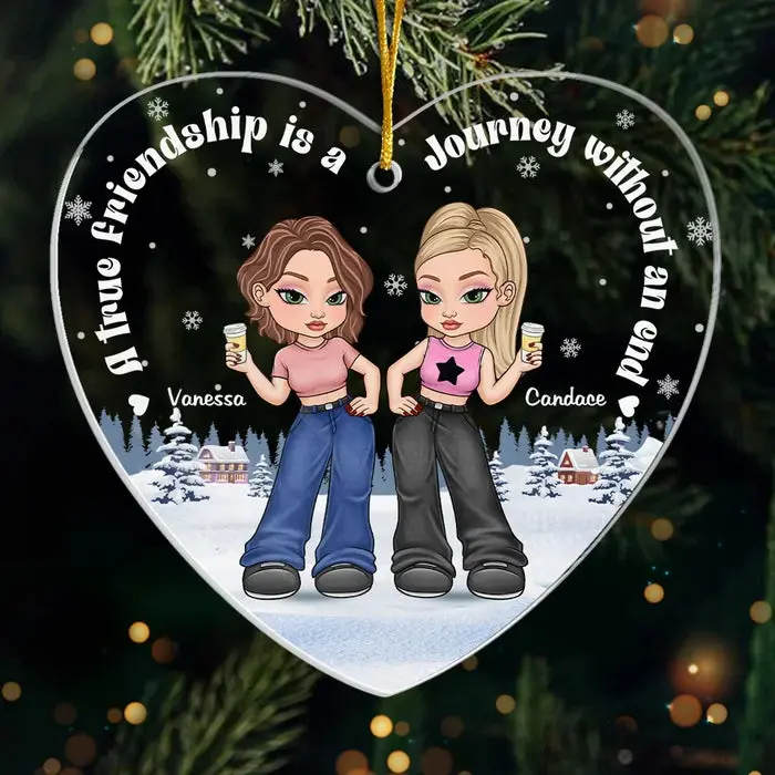 Personalized Congrats On Being My Sisters ~ Acrylic Custom Shaped - Christmas Gift For Best Friends, BFF, Sisters