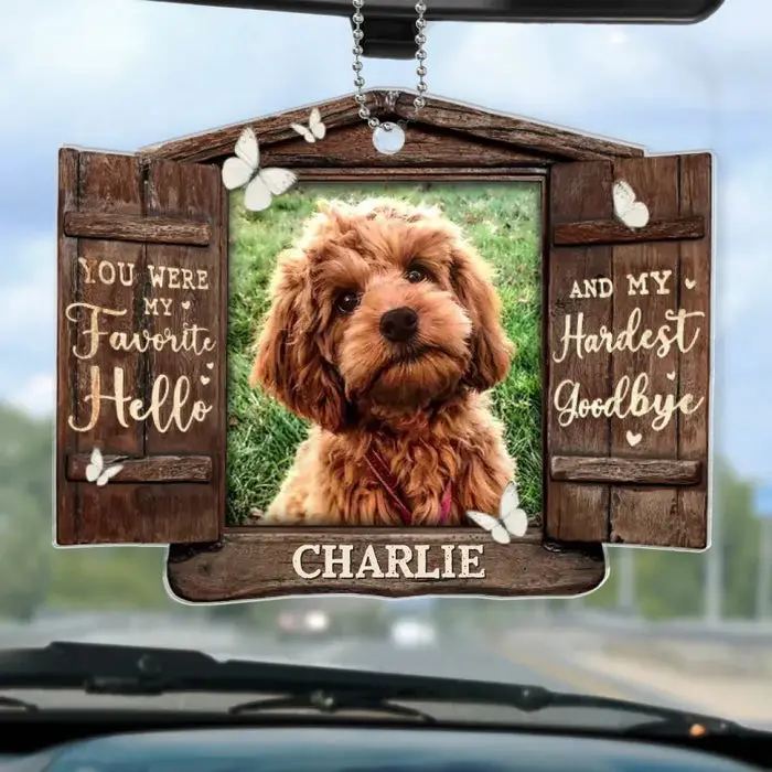 Tailored Photo Unconditional Love In A Furry Package - Acrylic Custom Shaped - Sympathy Gift For Pet Owners, Pet Lovers - Image 2