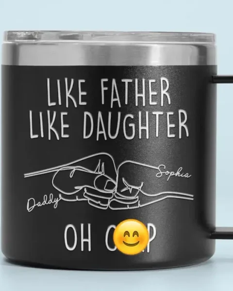 Personalized Like Father Like Daughter | Father's Day, Gift For Dad, Grandpa