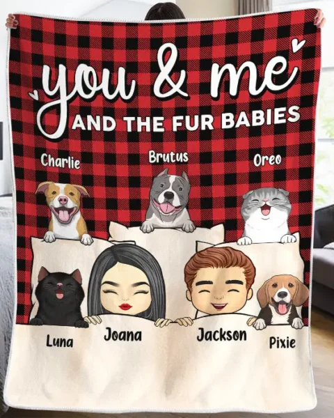 Bespoke You Me And Fur Babies | Gift For Pet Owners, Pet Lovers