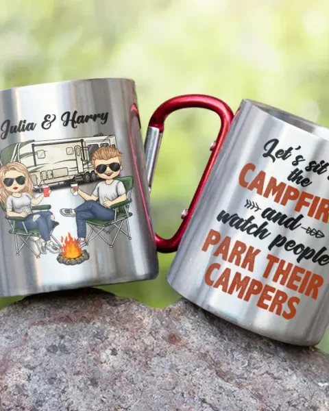 Custom-Made Let's Sit By The Campfire - Gift For Camping Lovers