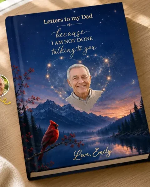 Bespoke Photo Hardcover Journal - Your Love Lives On In Me