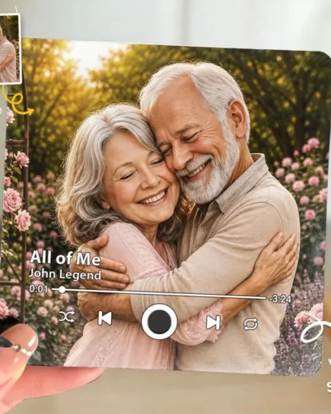 Custom-Made Photo Music Fridge Magnet That Can Play Songs | You Are My Favorite Tune