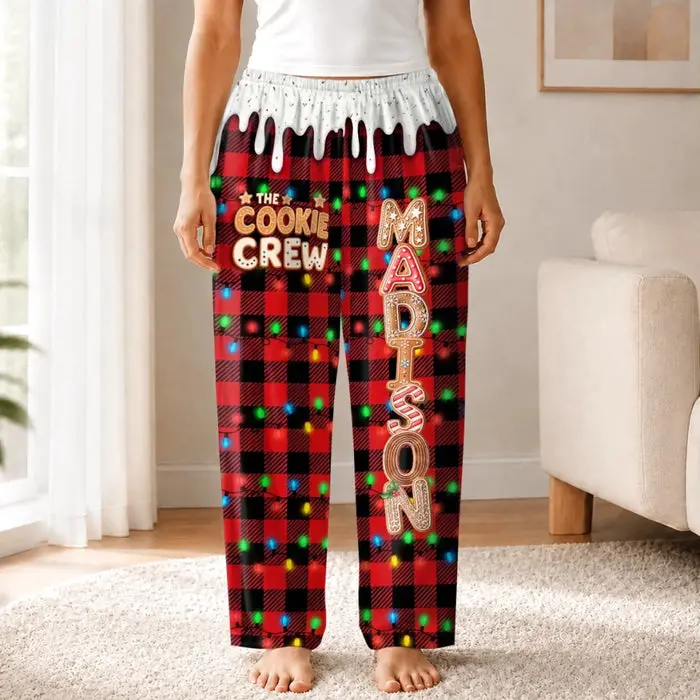 Personalized Pajama PantsThe Cookie Crew - Image 2