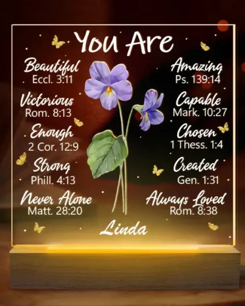 Personalized A Perennial Bloom ~ Gift For Best Friends, BFF, Sisters