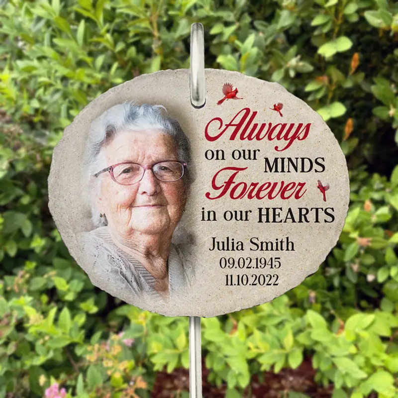 Made-to-Order Photo You're Always On Our MindsSympathy Gift For Family Members