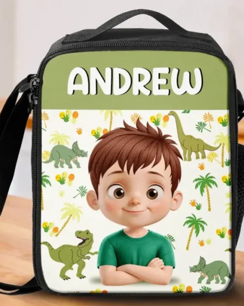 Made-to-Order Kids Lunch Bag - Up, Up, And Learning Away