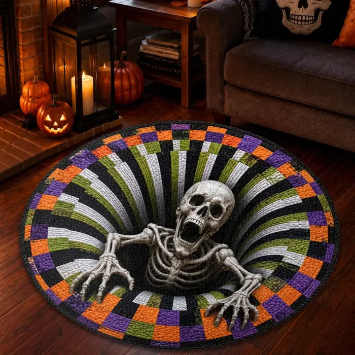 Personalized Shaped Doormat | Spooky Nights Together
