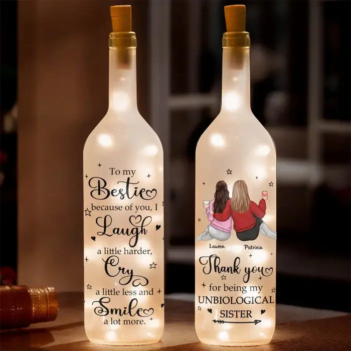Tailored Thank You For Being My Unbiological Sister ~ Gift For Best Friends, BFF, Sisters