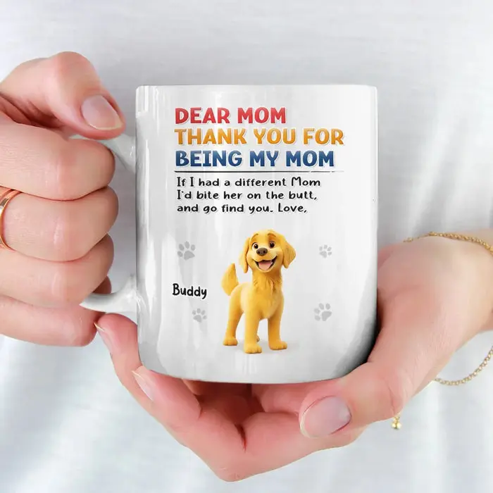 Bespoke Thank You For Being Our Mom ~ Gift For Pet Owners, Pet Lovers - Image 2