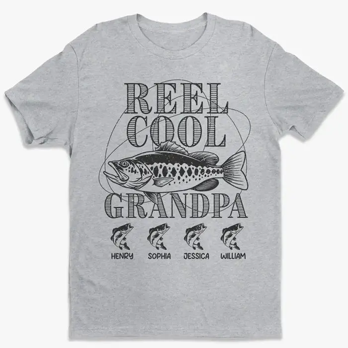 Made-to-Order Reel Cool Grandpa Fishing