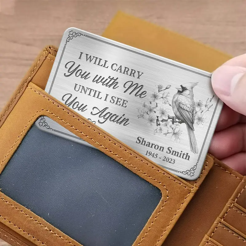 Custom-Made I Will Carry You With Me - Sympathy Gift For Family Members - Image 2