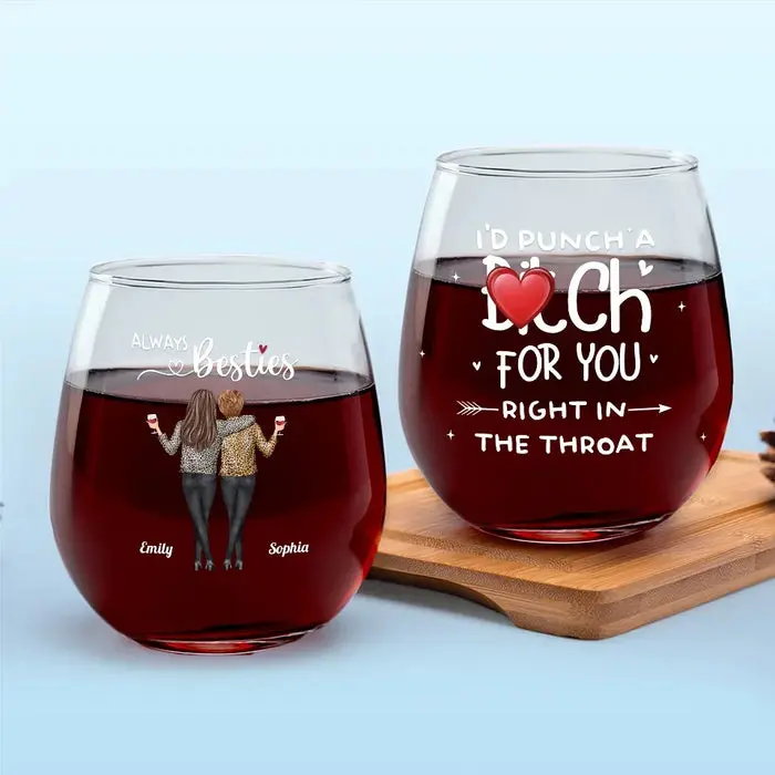 Made-to-Order I'd Punch Her For You Right In The FaceChristmas Gift For Best Friends, BFF, Sisters