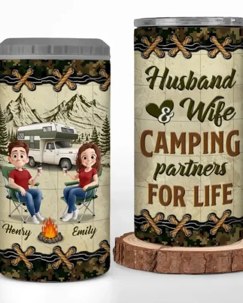 Bespoke Adventure, Love, And A Campfire | Gift For Couple, Husband Wife, Camping Lovers