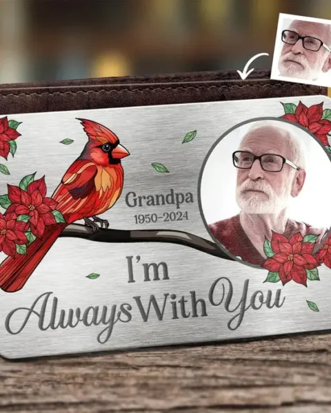 Tailored Photo Wherever You Are, You Will Always Be In My Heart ~ Sympathy Gift For Family Members