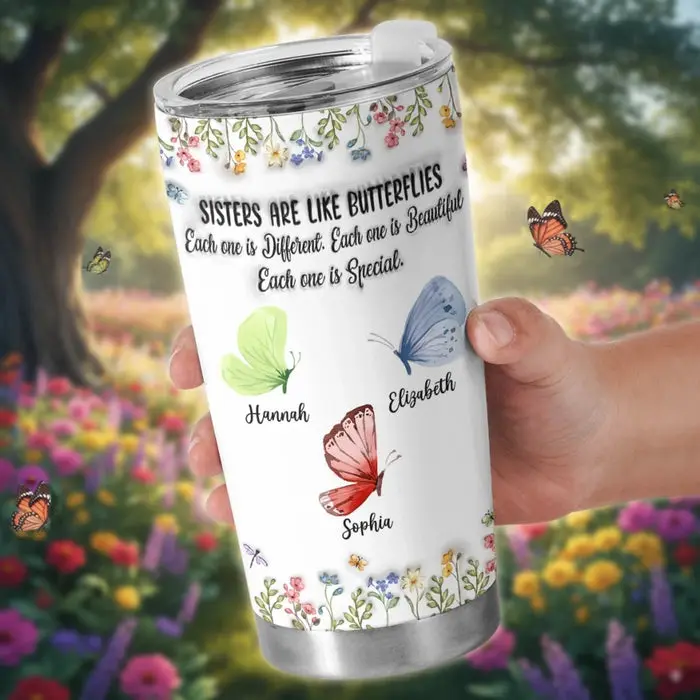 Personalized Butterfly Tumbler | Together We Fly Higher