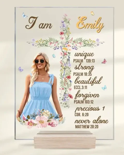Made-to-Order Photo I Am Worthy Of Love And Respect Self-Love Affirmations | Gift For Best Friends, Family Members, Coworkers, Yourself