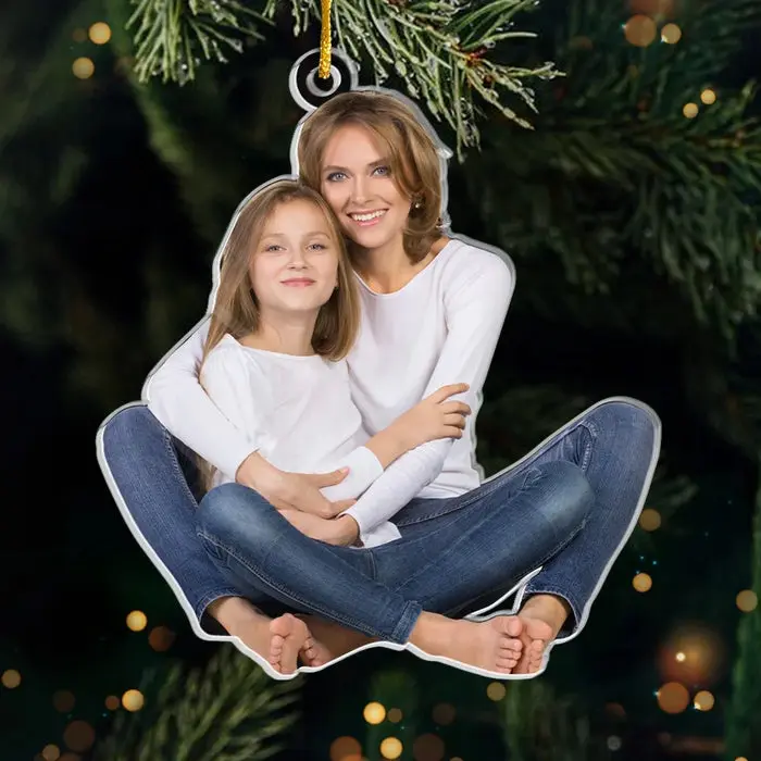 Personalized Photo Hang This Ornament And Remember All The Good Times ~ Acrylic Custom Shaped - Christmas Gift For Mom
