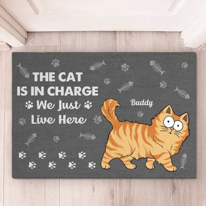 Personalized The Cats Are In Charge | House Warming Gift For Pet Owners, Pet Lovers - Image 2