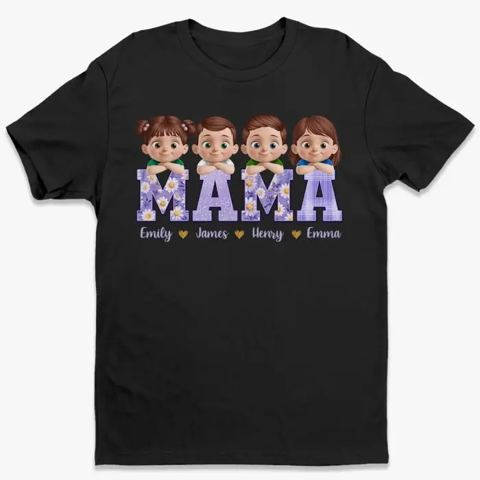 Personalized Mama’s Crew, Too Cool And Too Cute ~ Mother's Day, Gift For Mom, Grandma