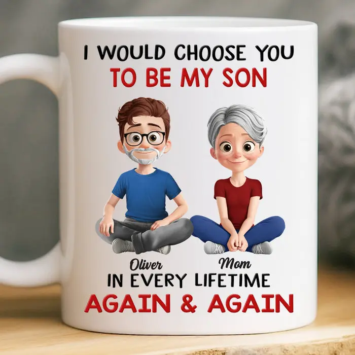 Bespoke MugBehind Every Great Son Is A Loving Mom - Image 2