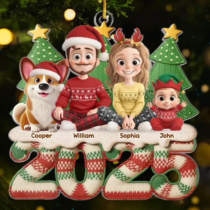 Made-to-Order Acrylic Ornament | A Perfectly Imperfect Family