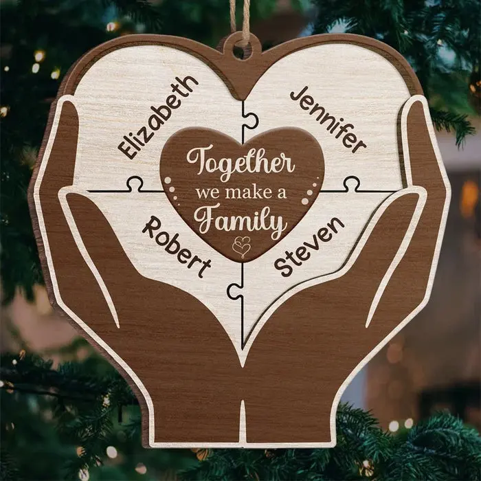 Custom-Made The True Spirit Of Christmas Lies In Your Heart ~ Wood Custom Shaped - Christmas Gift For Family Members