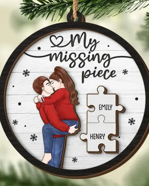 Personalized You Fill My Heart - Christmas Gift For Husband Wife, Anniversary