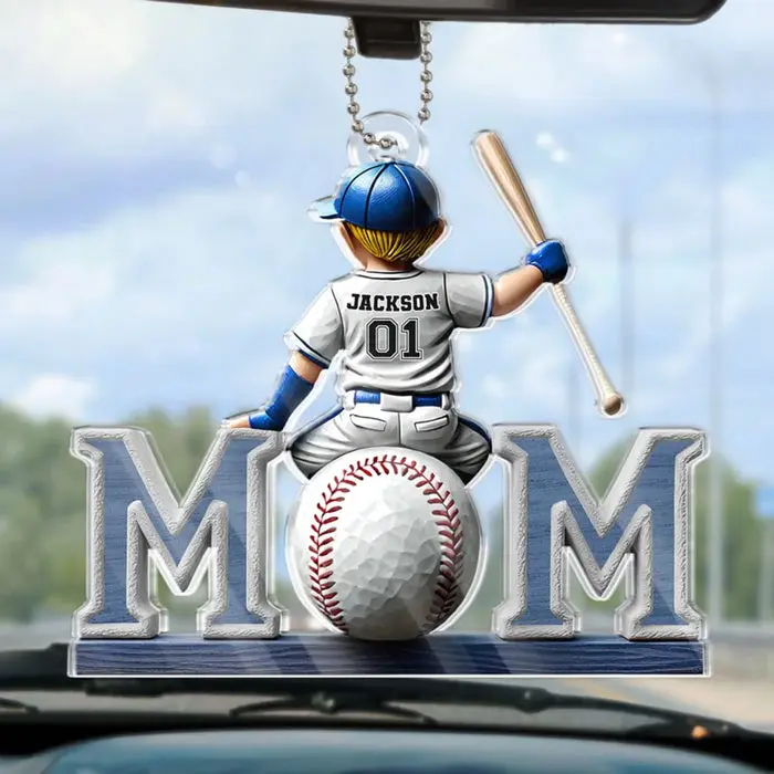 Custom-Made Proud Baseball Mom | Acrylic Custom Shaped - Mother's Day, House Warming Gift For Mom, Sport Lovers, Sport Players