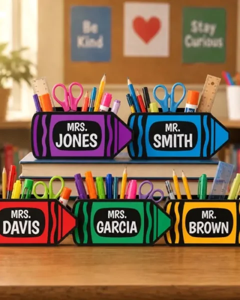 Bespoke Wooden Pencil Holder ~ Making Learning Fun Together