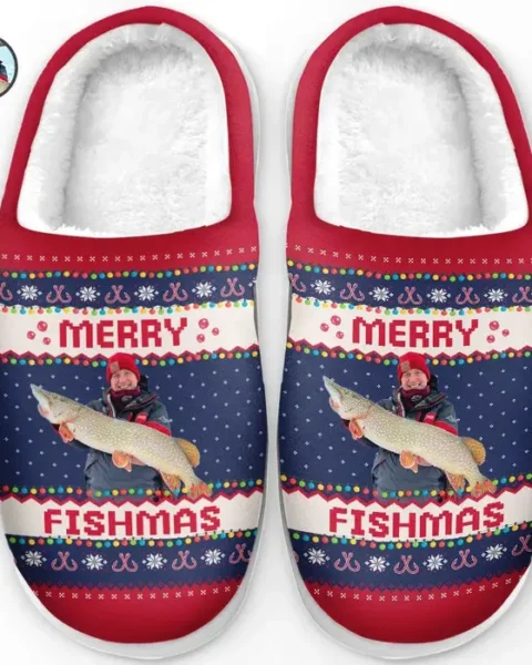 Made-to-Order Photo Merry Fishmas - Christmas Gift For Fishing Lovers, Fisherman