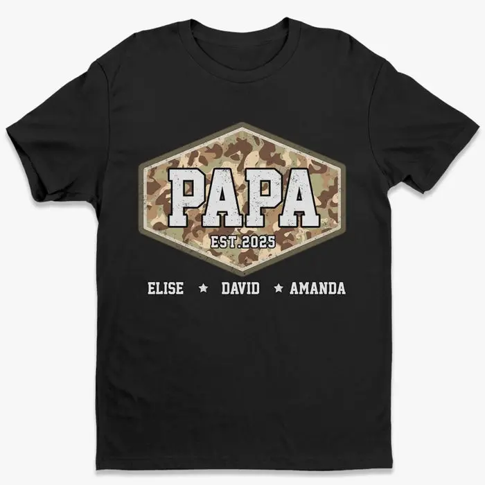 Bespoke Papa, Mission Never Ends - 4th Of July, Gift For Dad, Grandpa