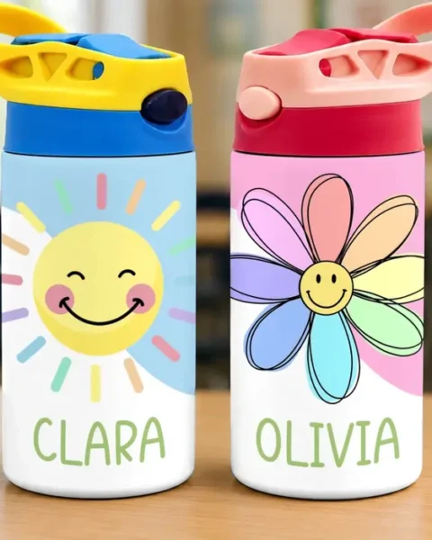 Bespoke Kids Insulated Water Bottle | Explore The World